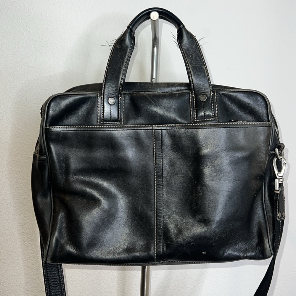 Coach Leather Laptop Soft Sided Briefcase